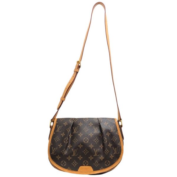 2300040154823 12 Louis Vuitton Menilmontant PM Shoulder Bag Brown