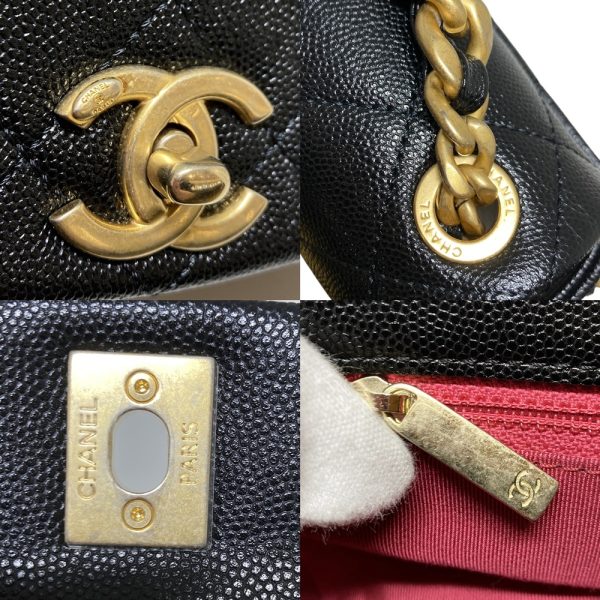 2301917 10 Chanel Mini Flap Grained Calfskin