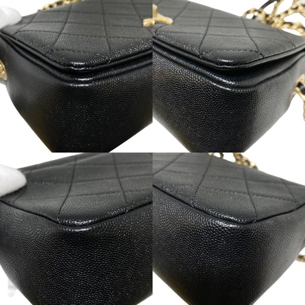 2301917 7 Chanel Mini Flap Grained Calfskin