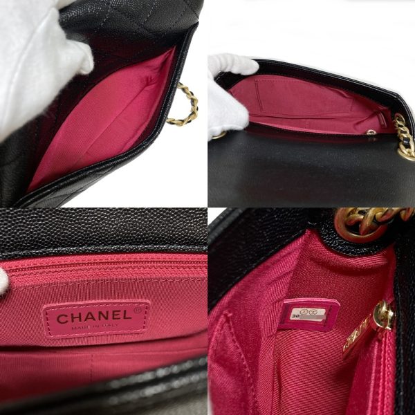 2301917 9 Chanel Mini Flap Grained Calfskin