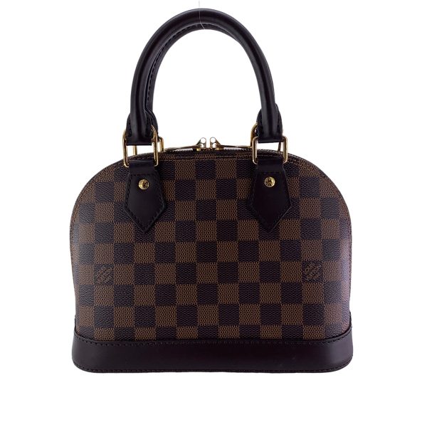 23022244 02 Louis Vuitton Alma BB Damier Brown Shoulder Bag