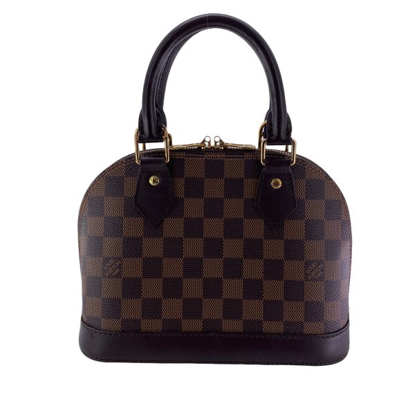 23022244 03 Louis Vuitton Alma BB Damier Brown Shoulder Bag