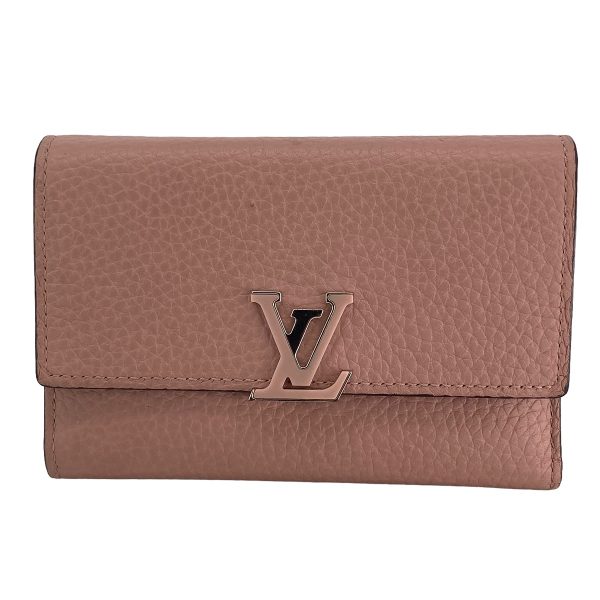 23024569 02 Louis Vuitton Capucines Compact Wallet Pink