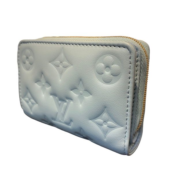 23038216 01 Louis Vuitton Portefeuille Lou Monogram Lamb Leather Fold Wallet