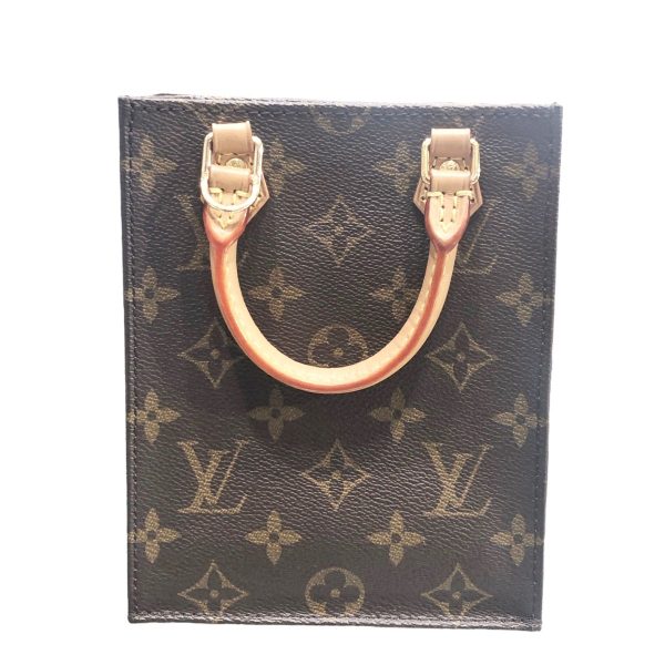 23039216 02 Louis Vuitton Petite Sac Plat Monogram Shoulder Bag