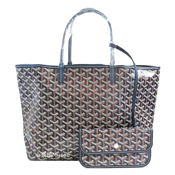 230421 12 Goyard Saint Louis PM Tote Bag Marine Navy