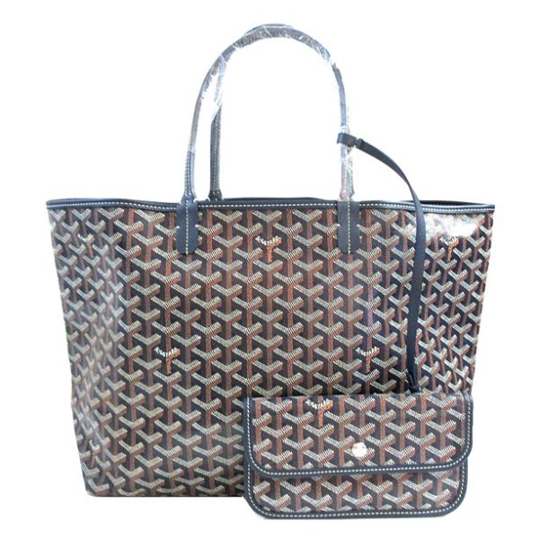 230421 12a Goyard Saint Louis PM Tote Bag Marine Navy