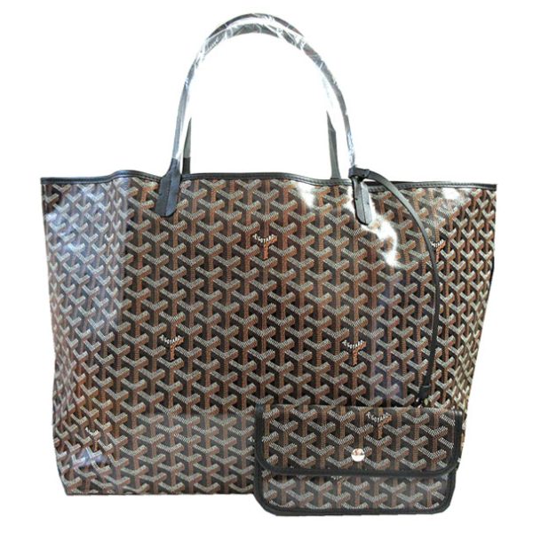 230425 10a Goyard Saint Louis GM Tote Bag Black