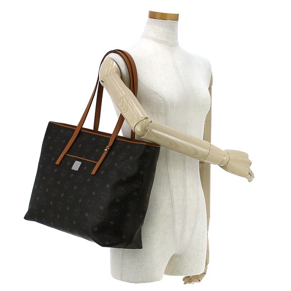 230428 bg4 3 t MCM Tote Bag Black