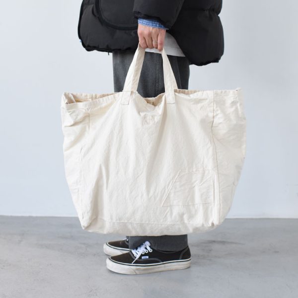 2304510113020 04 Hobo 2way Duck Canvas Tote Bag White