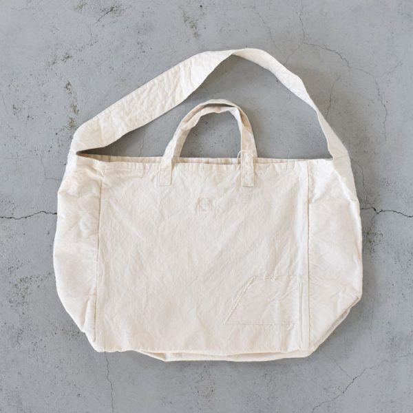 2304510113020 13 Hobo 2way Duck Canvas Tote Bag White