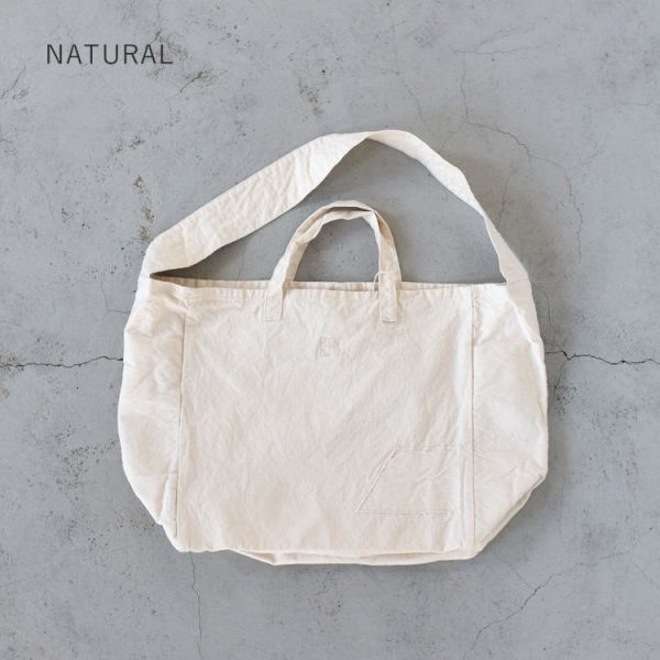 2304510113020 20 Hobo 2way Duck Canvas Tote Bag White