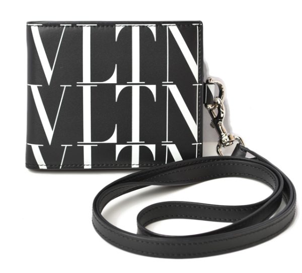 230471 v 1 Valentino Mini Wallet Card Case Black