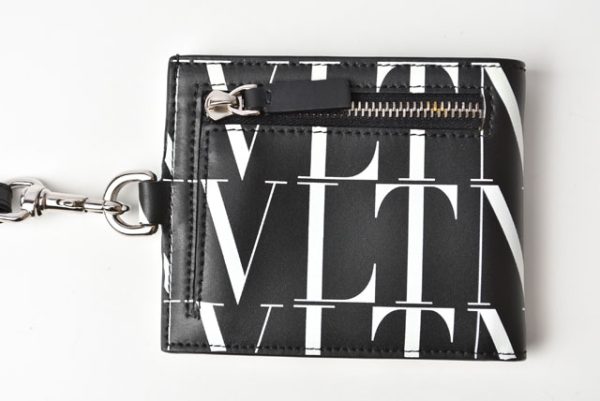 230471 v 3 Valentino Mini Wallet Card Case Black