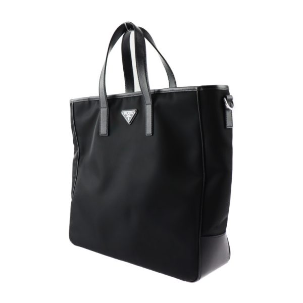 2307123007057 2 Prada Tote Bag Nylon Black