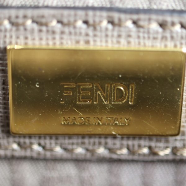 2308113010056 9 Fendi Demi Jules Piccola Leather Shoulder Bag Brown