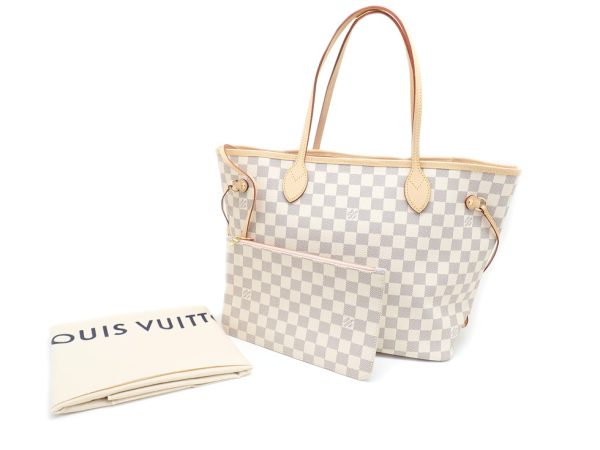 23082202712 1 10 Louis Vuitton Neverfull MM Tote Bag Beige