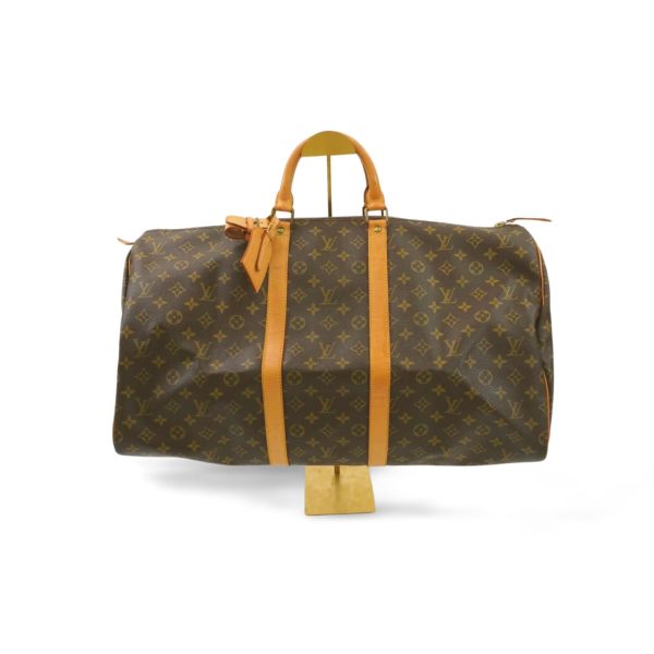 23100594 01 Louis Vuitton Keepall 55 Boston Bag Monogram Brown