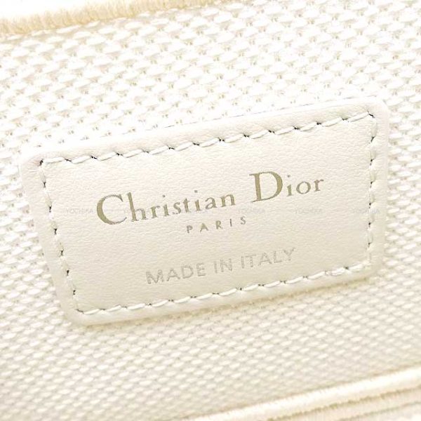 23112209 8 Christian Dior 2021 Holiday Collection Oblique Jacquard Vanity Small Top Handle Bag White Gold Black