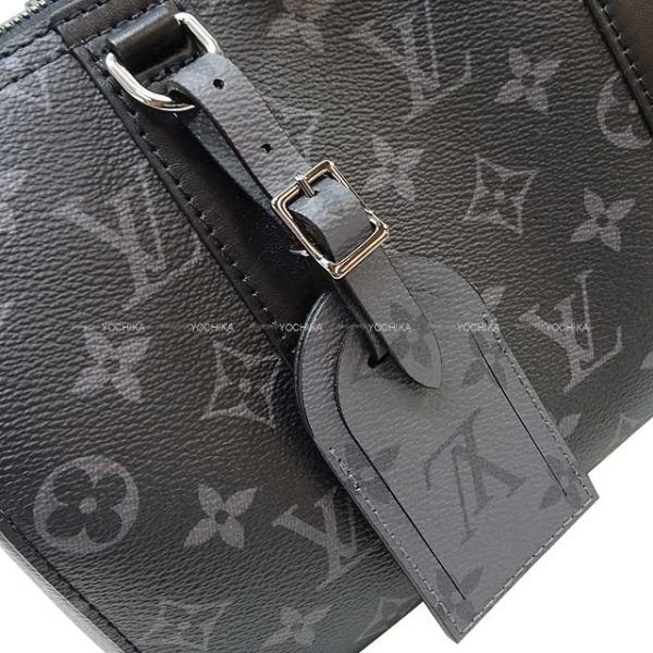 23112711 5 LOUIS VUITTON keepall Monogram Eclipse Shoulder bag silver