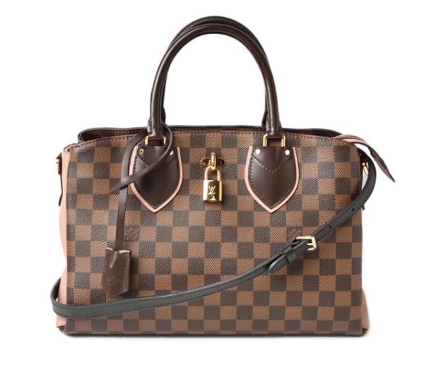 231205 lv 1 Louis Vuitton Normandy Damier Canvas Taurillon Leather Magnolia