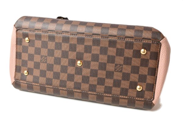 231205 lv 10 Louis Vuitton Normandy Damier Canvas Taurillon Leather Magnolia