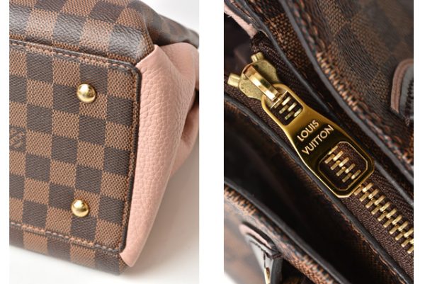 231205 lv 4 Louis Vuitton Normandy Damier Canvas Taurillon Leather Magnolia