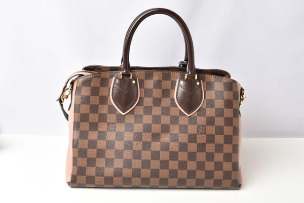 231205 lv 7 Louis Vuitton Normandy Damier Canvas Taurillon Leather Magnolia