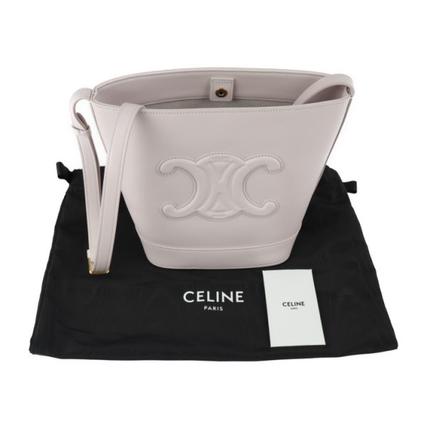 2314093007051 10 Celine Small Bucket Cuir Triomphe Shoulder Bag