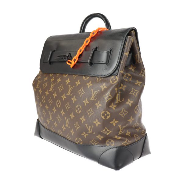 2316043008097 2 Louis Vuitton Steamer PM Monogram Shoulder Bag Brown Black