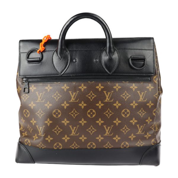 2316043008097 3 Louis Vuitton Steamer PM Monogram Shoulder Bag Brown Black