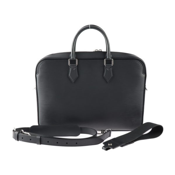 2326113008178 1 Louis Vuitton Dandy Briefcase MM Epi Business Bag Black