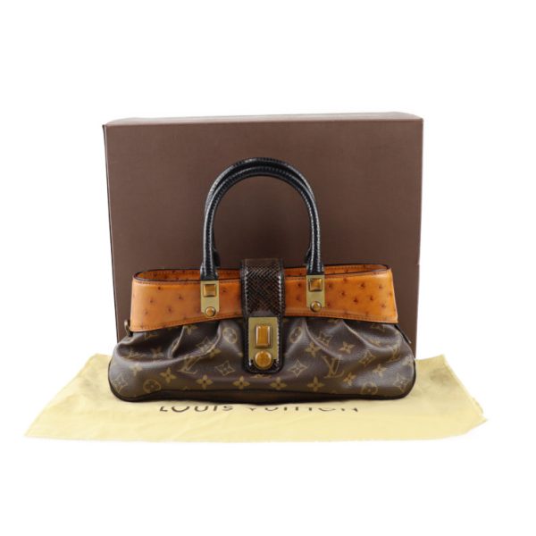 2327113007202 8 Louis Vuitton Dora Monogram Waltz Handbag Brown Black