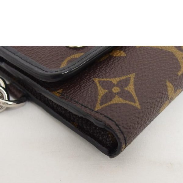 23368 10 Louis Vuitton Portefeuille Ron Monogram Macassar Tri fold Long Wallet