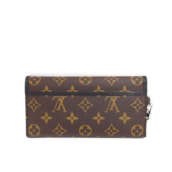 23368 2 Louis Vuitton Portefeuille Ron Monogram Macassar Tri fold Long Wallet