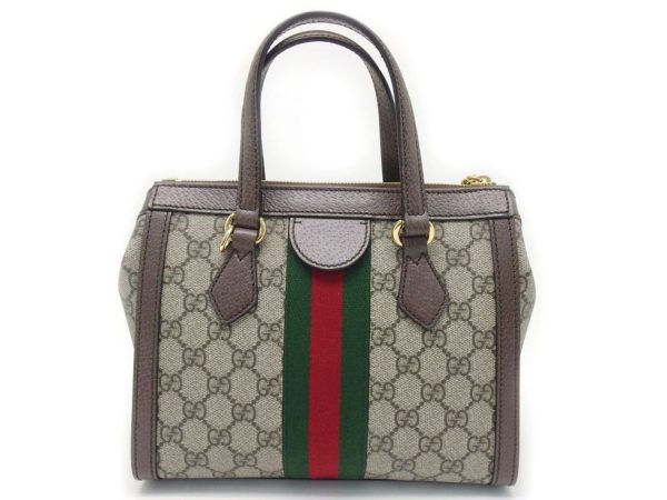 23420tjno1 04 Gucci GG Supreme Gray Black Cutout Shoulder Bag