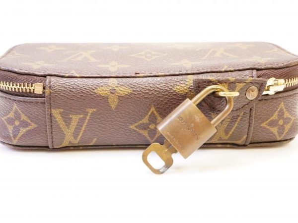 23643 5 Louis Vuitton Monogram Poche Monte Carlo PM Jewelry Case