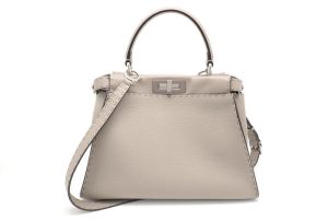 23720tjno1 27 Celine Macadam Pattern 2way Mini Handbag Brown