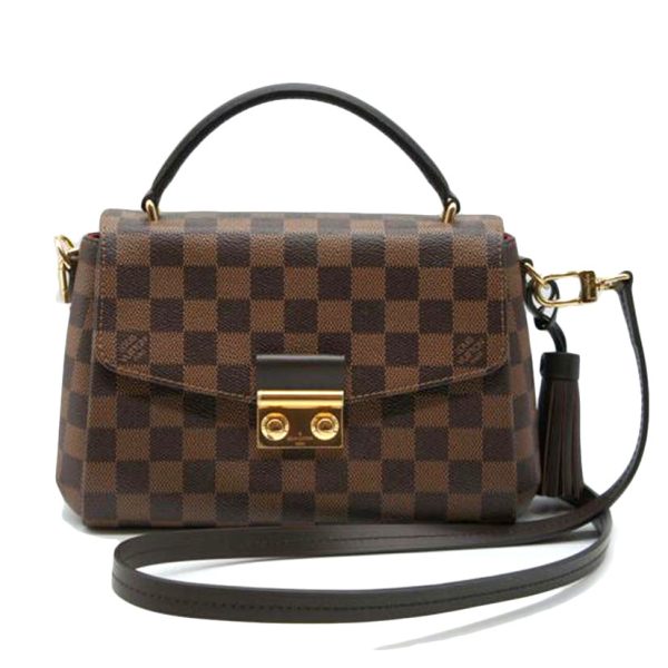 23977 5 Louis Vuitton Croisette Damier Ebene Brown