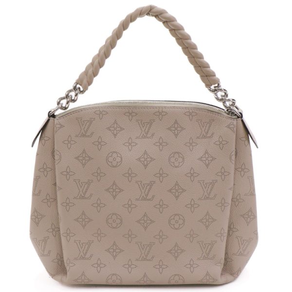 24 0488 04 Louis Vuitton Mahina Babylon Chain BB Shoulder Bag Beige