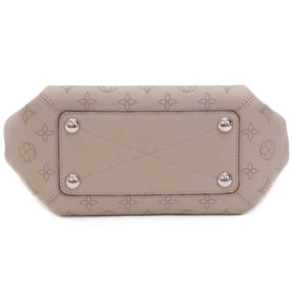 24 0488 09 Louis Vuitton Mahina Babylon Chain BB Shoulder Bag Beige