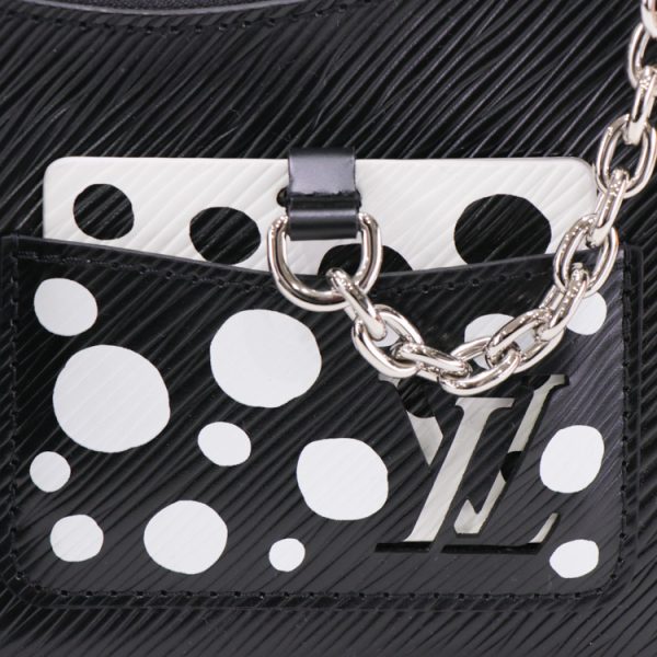 24 0864 11 Louis Vuitton Yayoi Kusama Shoulder Bag Noir Black