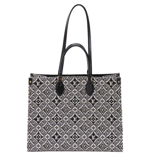 24 0933 02 Louis Vuitton On the Go IC Chip 2WAY Tote Shoulder Bag Gray