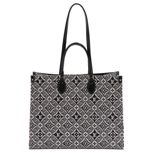 24 0933 04 Louis Vuitton On the Go IC Chip 2WAY Tote Shoulder Bag Gray