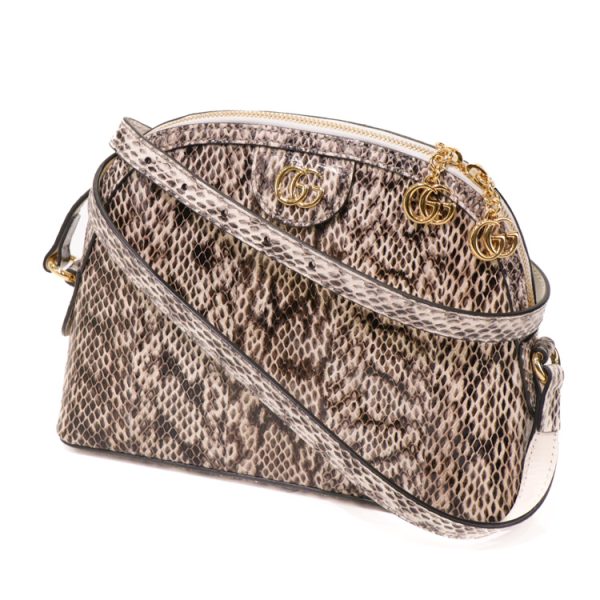 24 1438 01 Gucci Crossbody Bag Python White