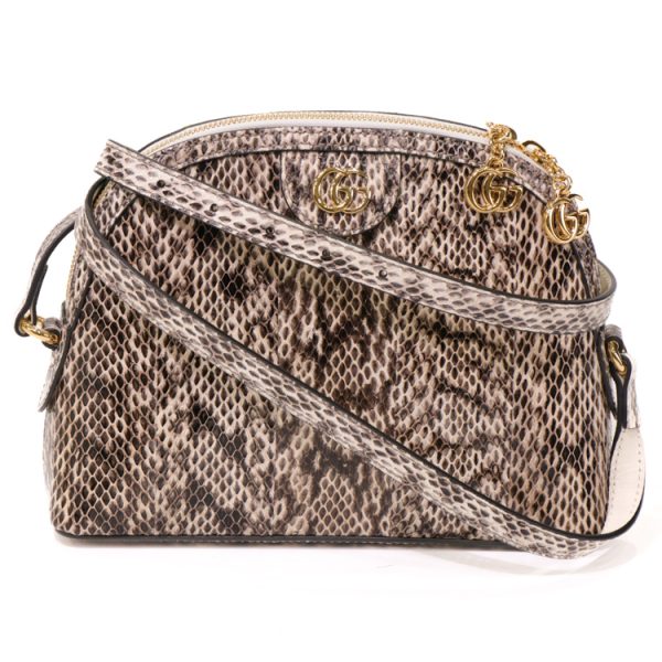 24 1438 02 Gucci Crossbody Bag Python White