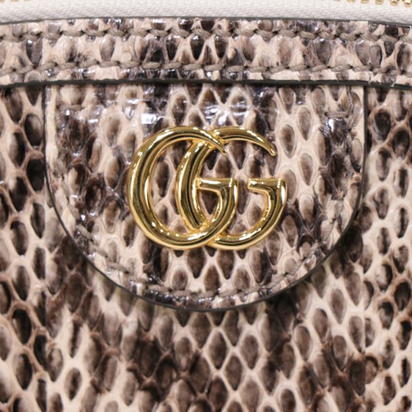 24 1438 07 Gucci Crossbody Bag Python White