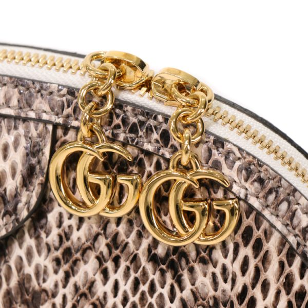 24 1438 08 Gucci Crossbody Bag Python White