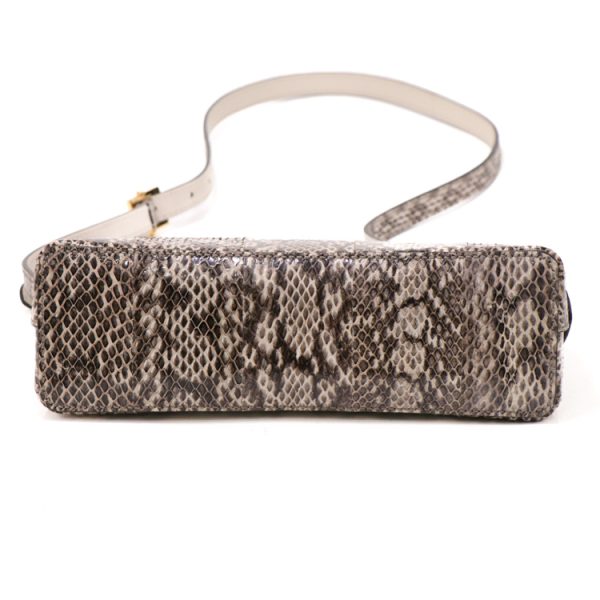 24 1438 09 Gucci Crossbody Bag Python White