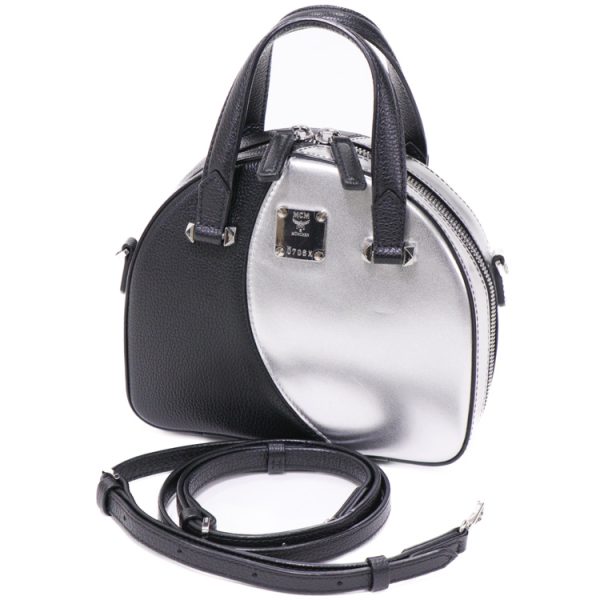 24 1439 01 MCM Essential Half Moon Handbag